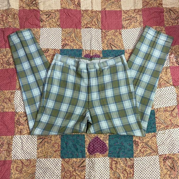 Vintage plaid pants - Picture 3 of 5